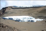 Glacier on Mt Kilimanjaro
